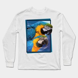 blue-yellow macaw Long Sleeve T-Shirt